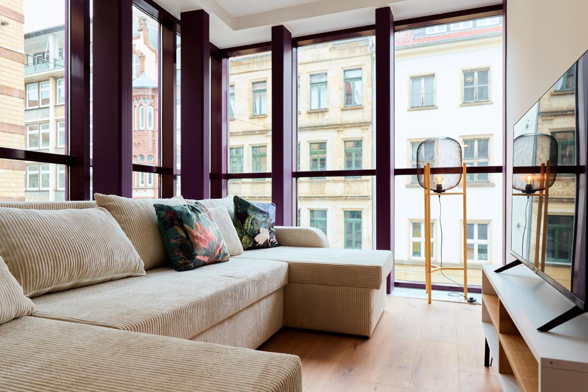 Stylisches Apartment I Fahrstuhl I Bahnhofsnah إرفورت المظهر الخارجي الصورة